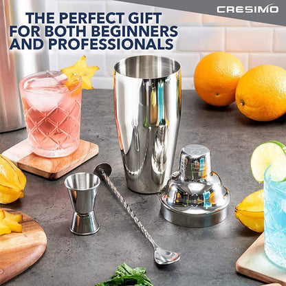 Cresimo 24 Ounce Cocktail Shaker Bar Set DailySale