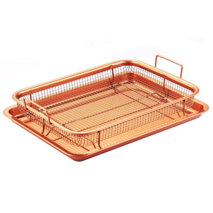 Crispy Tray Set Non Stick Grill Basket DailySale