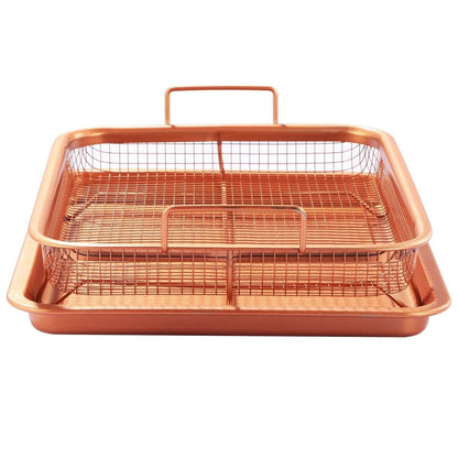 Crispy Tray Set Non Stick Grill Basket DailySale