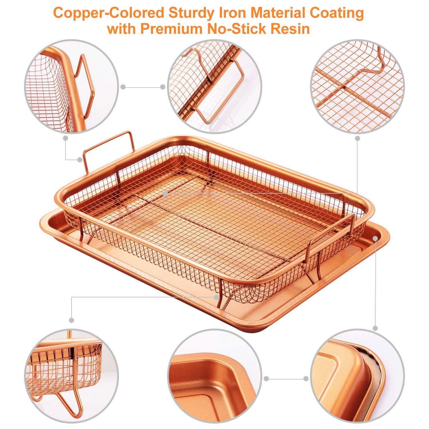 Crispy Tray Set Non Stick Grill Basket DailySale