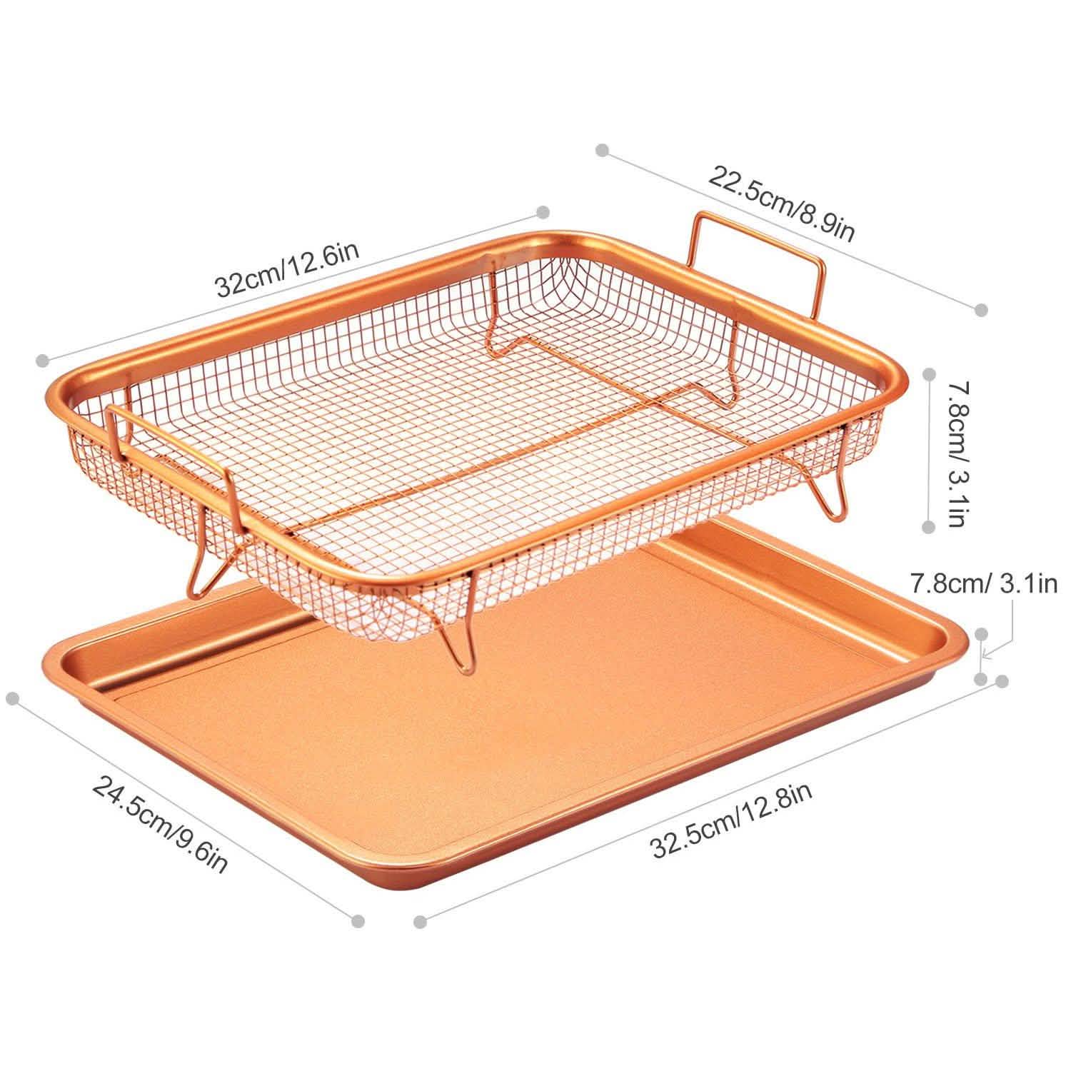 Crispy Tray Set Non Stick Grill Basket DailySale