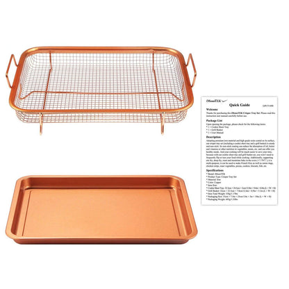 Crispy Tray Set Non Stick Grill Basket DailySale