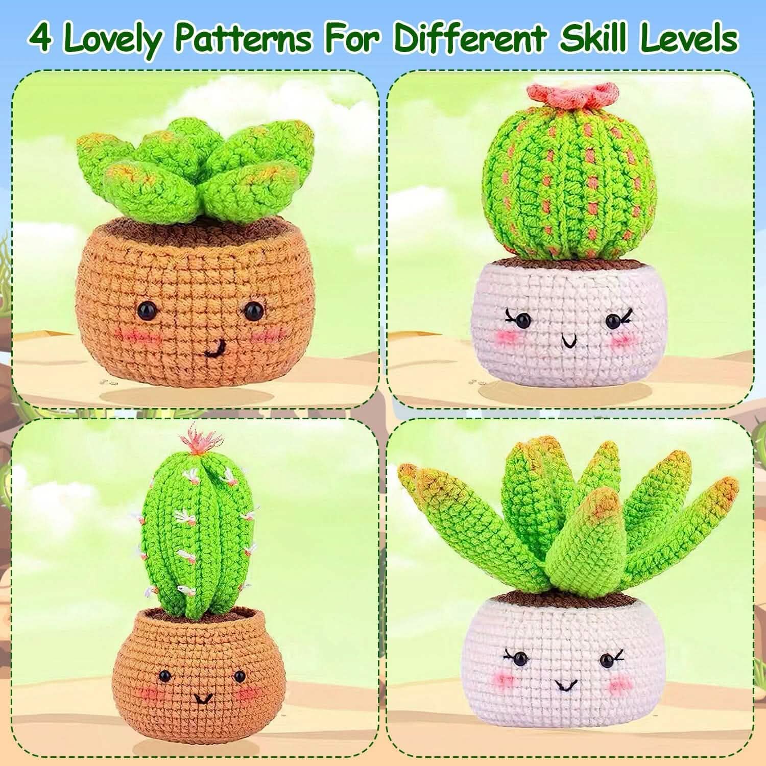 Crochet Kit for Beginners DIY Knitting Supplies DailySale
