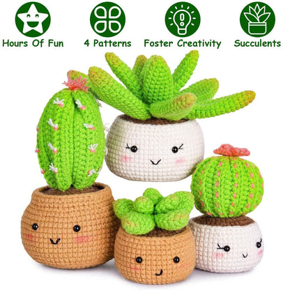 Crochet Kit for Beginners DIY Knitting Supplies DailySale