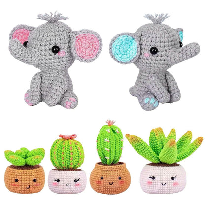 Crochet Kit for Beginners DIY Knitting Supplies DailySale