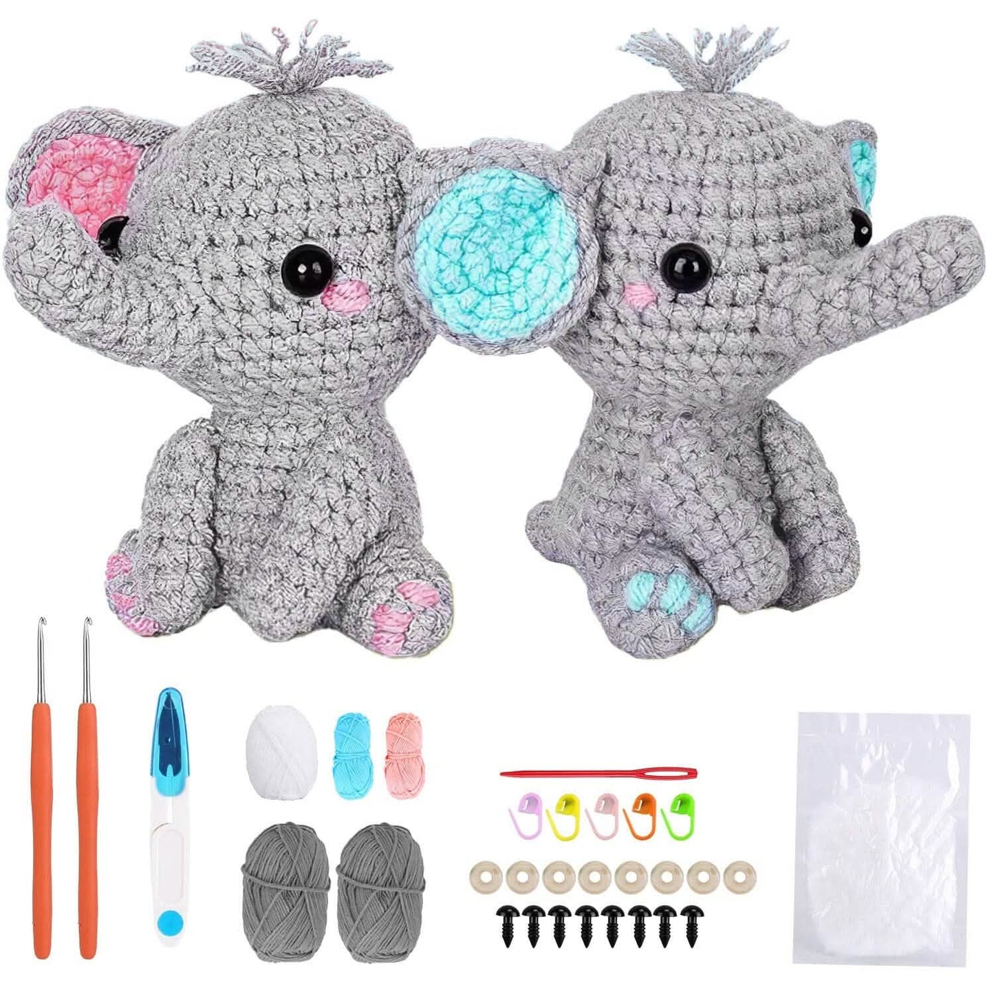 Crochet Kit for Beginners DIY Knitting Supplies DailySale