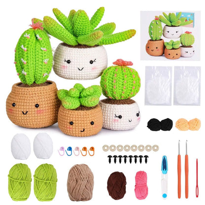 Crochet Kit for Beginners DIY Knitting Supplies DailySale
