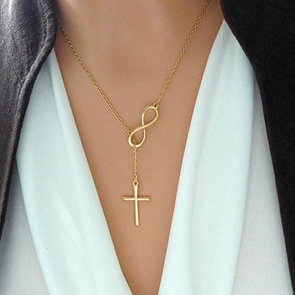 Cross Lariat Necklace DailySale