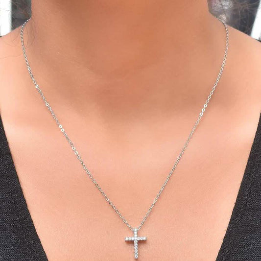 Crystal Cross Pendant Necklace DailySale