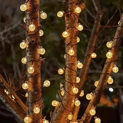Crystal Globe Solar String Lights DailySale