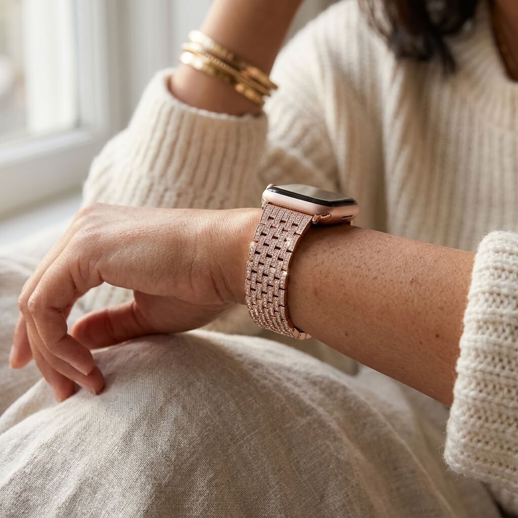 Crystal Steel Strap Anhem
