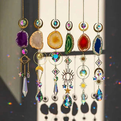 Crystal Sun Catcher Pendant Wind Chime Home Decor DailySale