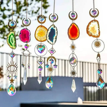 Crystal Sun Catcher Pendant Wind Chime Home Decor DailySale