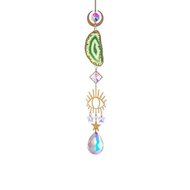 Crystal Sun Catcher Pendant Wind Chime Home Decor DailySale