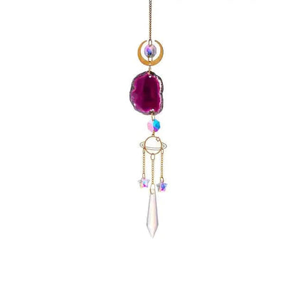 Crystal Sun Catcher Pendant Wind Chime Home Decor DailySale