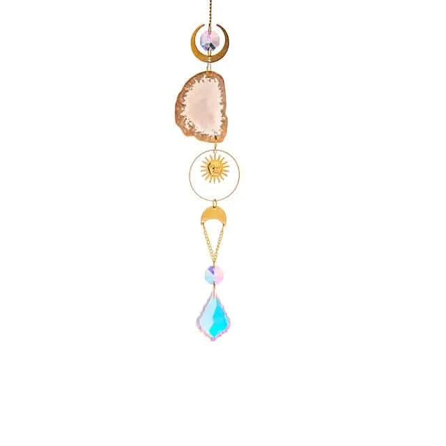 Crystal Sun Catcher Pendant Wind Chime Home Decor DailySale