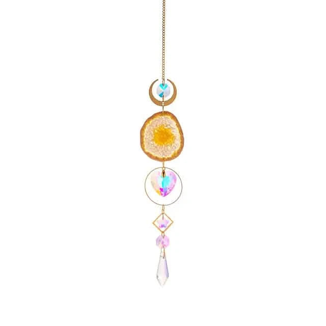 Crystal Sun Catcher Pendant Wind Chime Home Decor DailySale