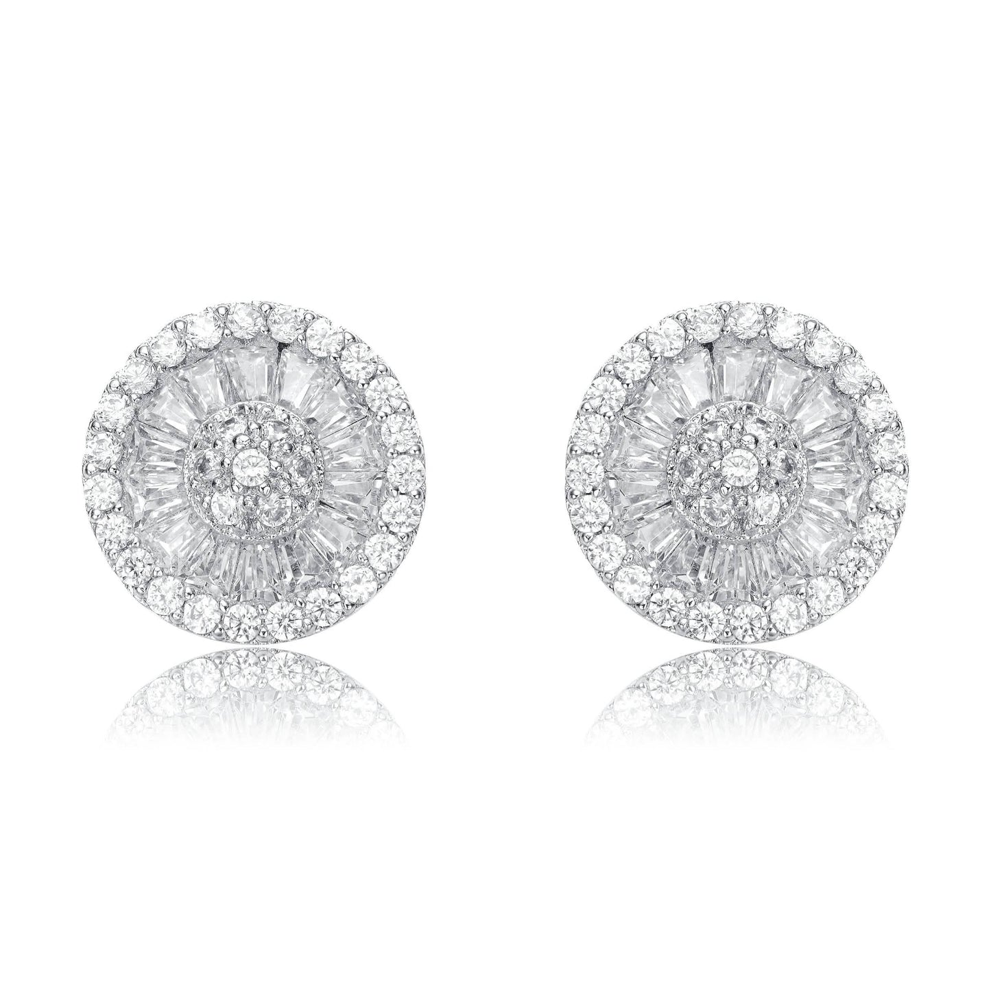 Cubic Zirconia Stud Earrings DailySale