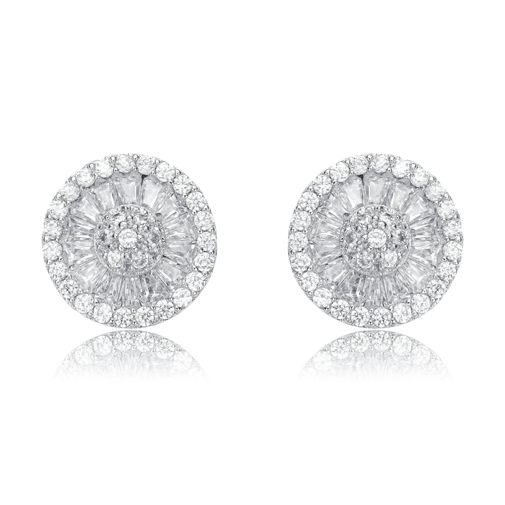 Cubic Zirconia Stud Earrings DailySale