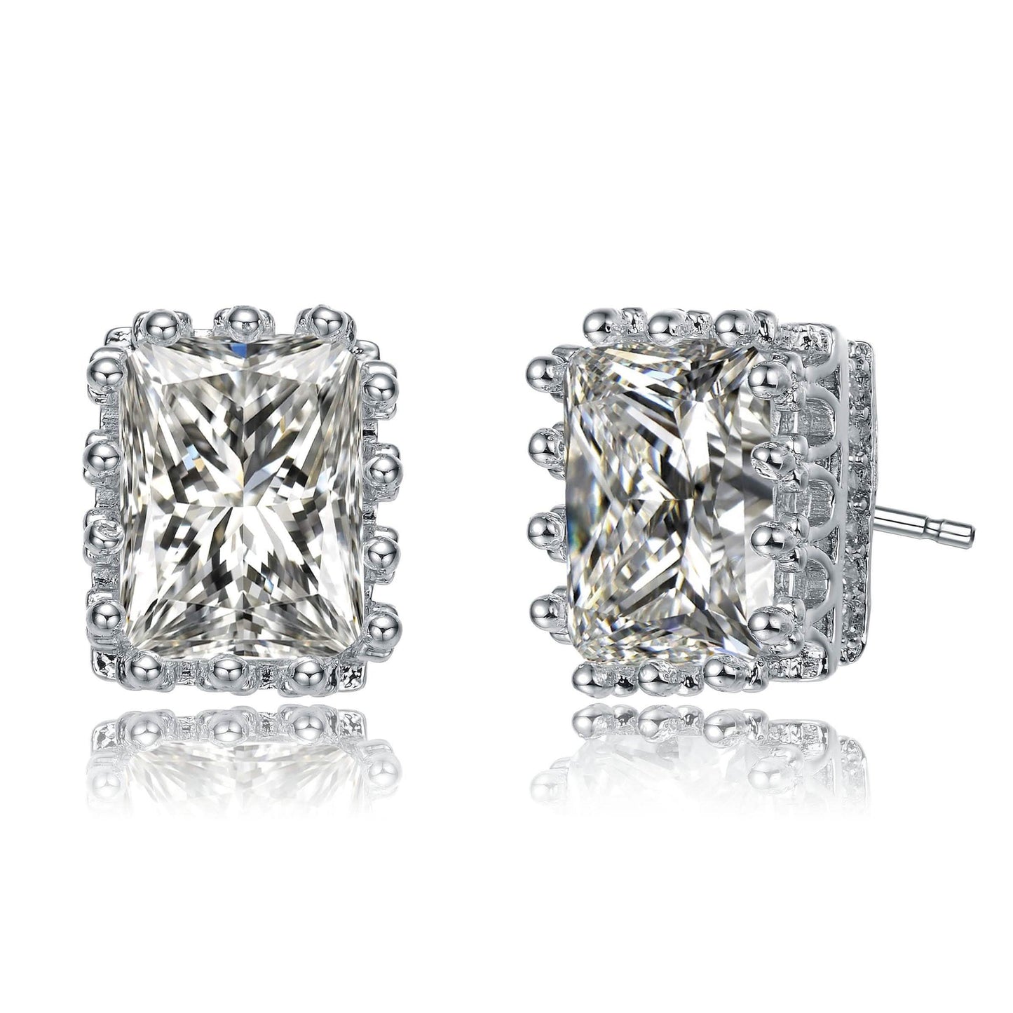 Cubic Zirconia Stud Earrings DailySale