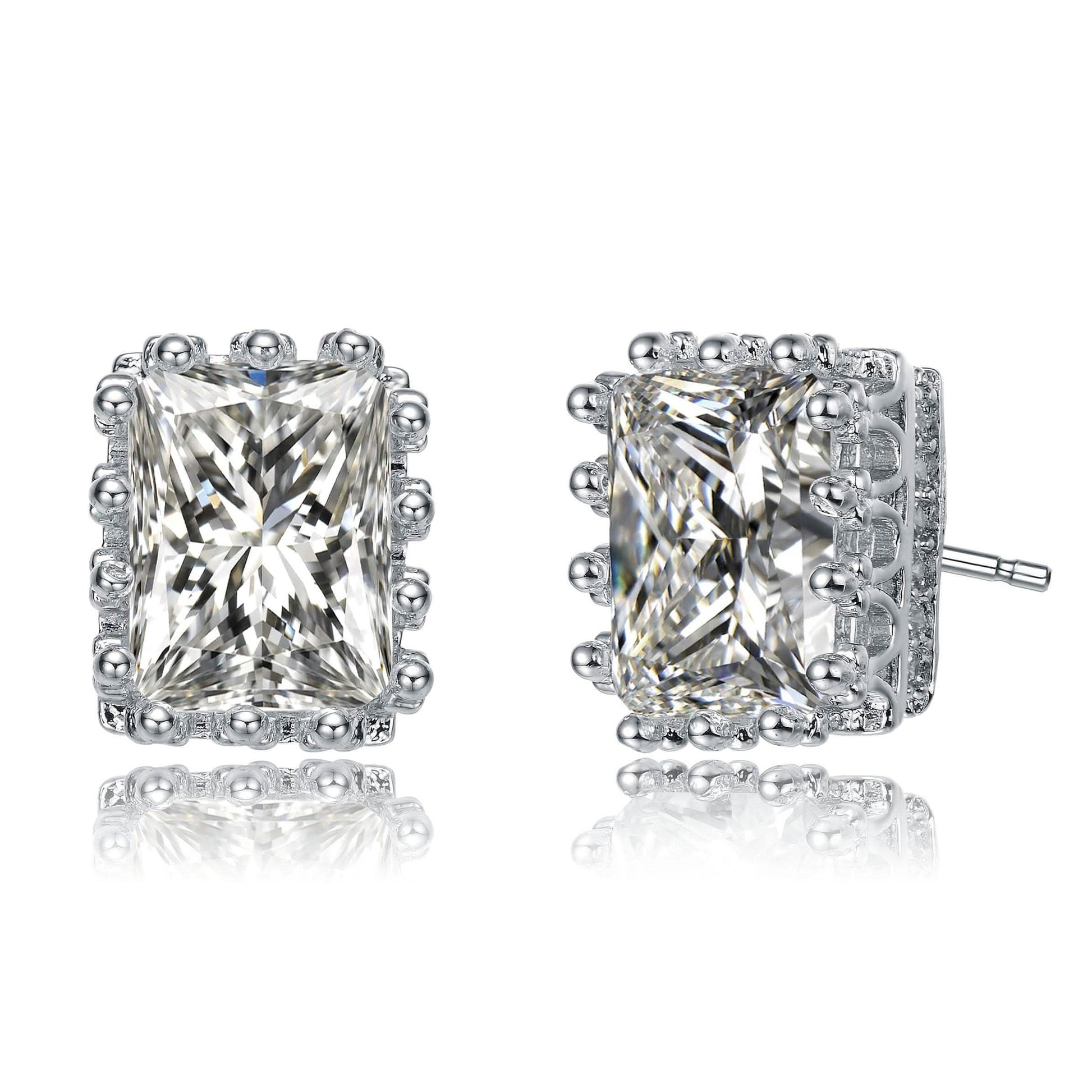 Cubic Zirconia Stud Earrings DailySale