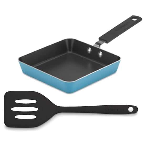Cuisinart Mini Square Nonstick Fry Pan with Slotted Turner DailySale