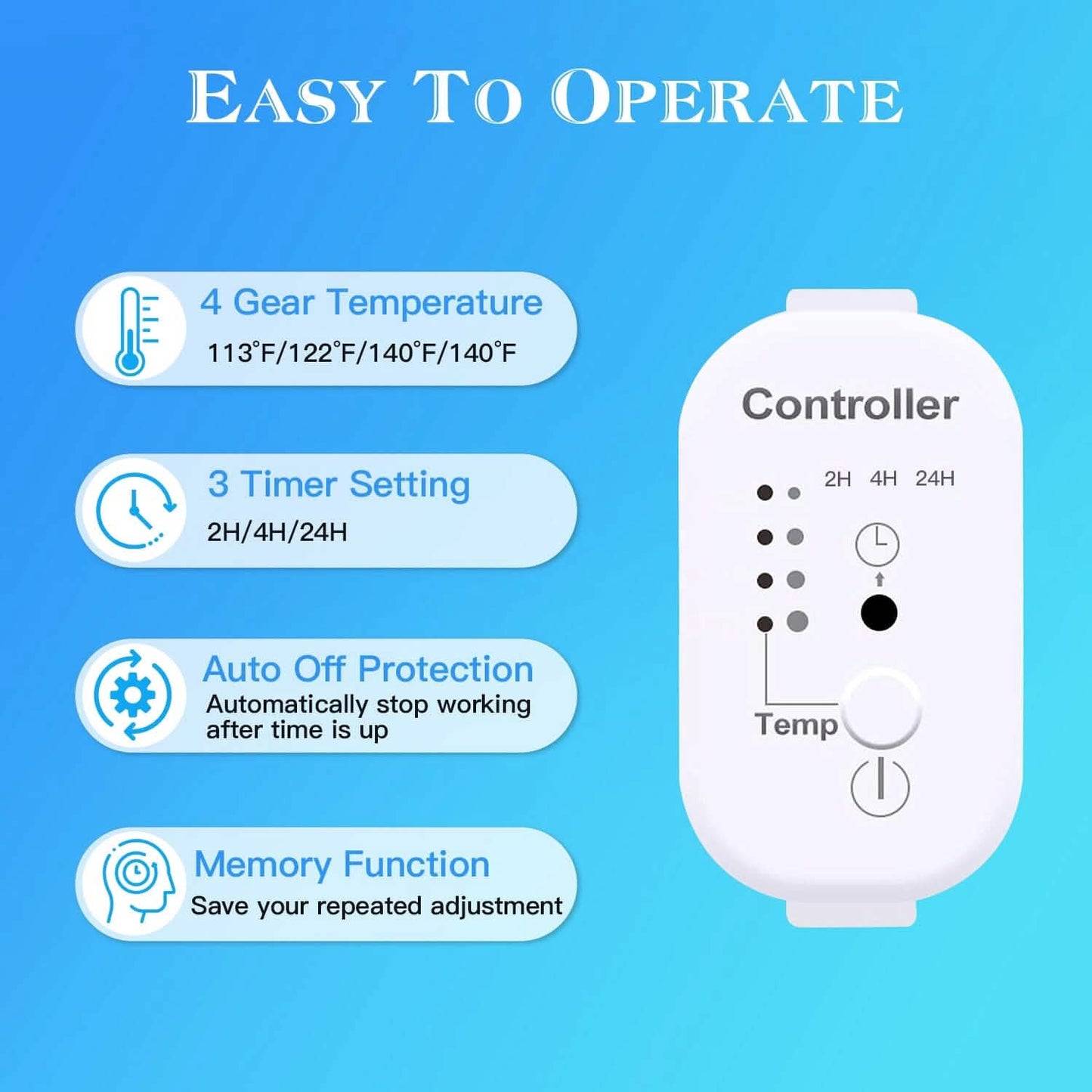 Curing  Machine Silicone Resin Heating Mat with Smart Timer DailySale
