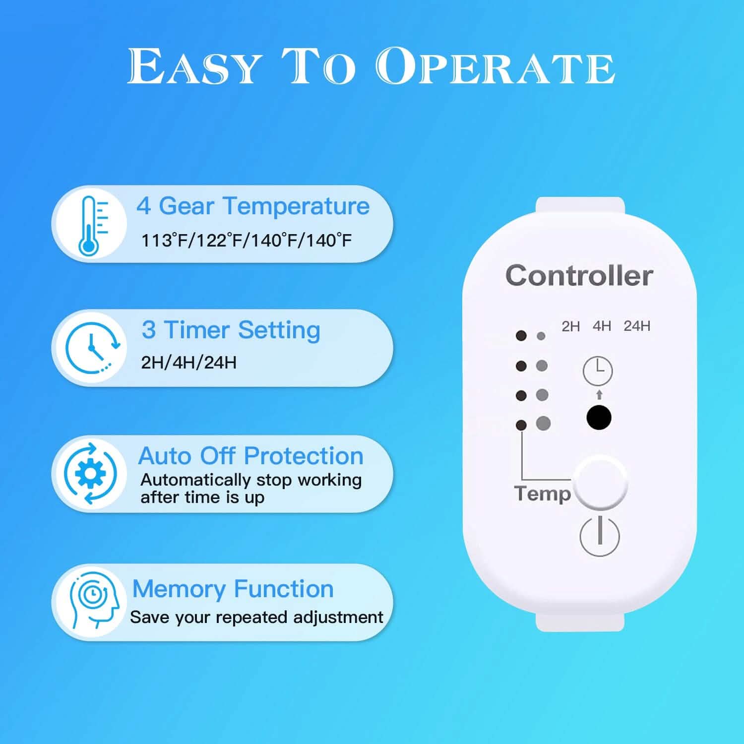 Curing  Machine Silicone Resin Heating Mat with Smart Timer DailySale