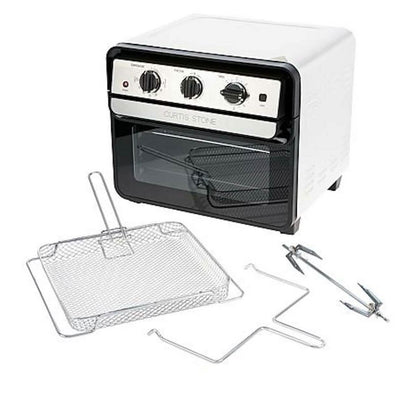 Curtis Stone Dura-Electric 1700-Watt 22L Air Fryer Oven with Rotisserie (Refurbished) DailySale