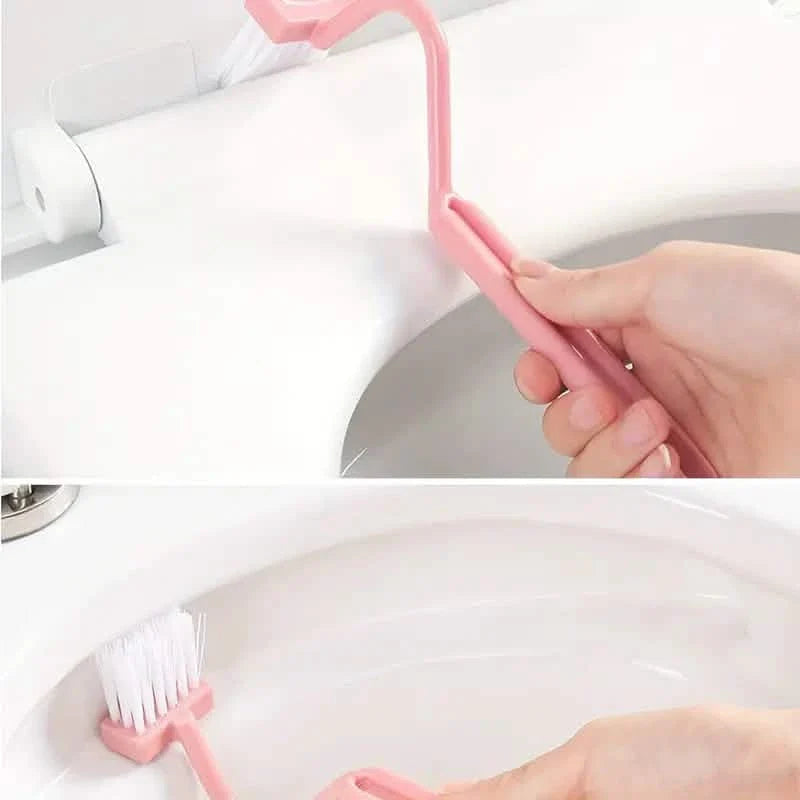 Curved Handle Function Cleaning Toilet Gap Brush DailySale