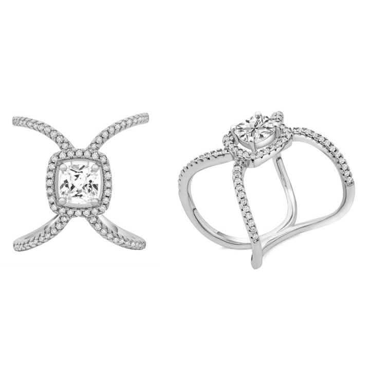 Cushion Halo X Ring DailySale