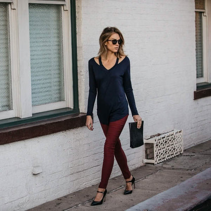 Cut Loose Long Sleeve Shirt DailySale