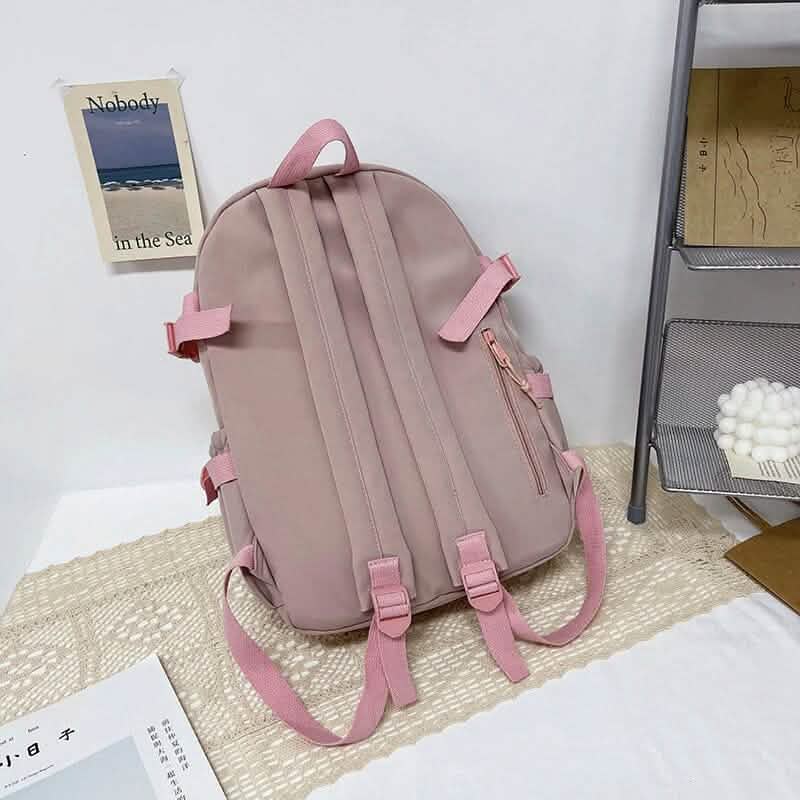 Cute Waterproof Multi-Pocket Women Backpacks with Bear Doll DailySale