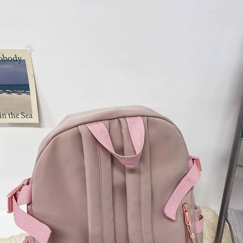 Cute Waterproof Multi-Pocket Women Backpacks with Bear Doll DailySale