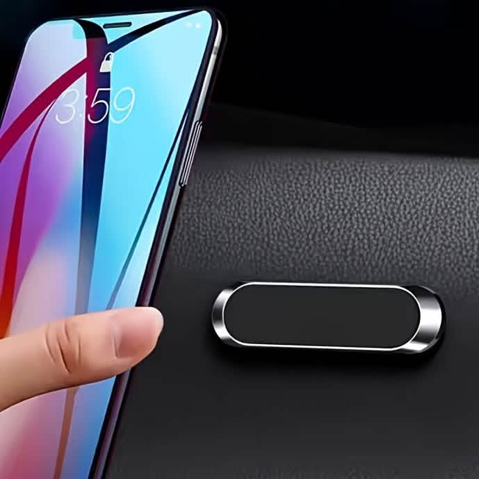 2-Pack: Super Magnetic Car Phone Holder – Black, Compact & Secure Grip DailySale