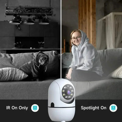 2-Pack: Wireless Security Cameras – 355° Rotation, Night Vision, Motion Detection, Two-Way Audio DailySale