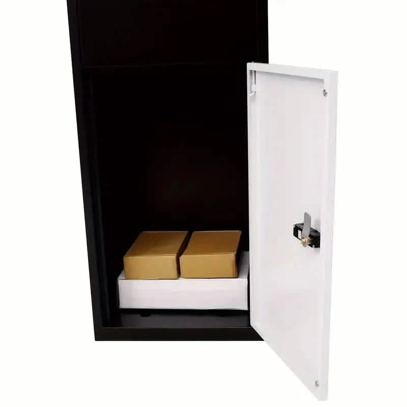 Galvanized Steel Parcel Mailbox w/Code Lock & Mounting Hardware DailySale