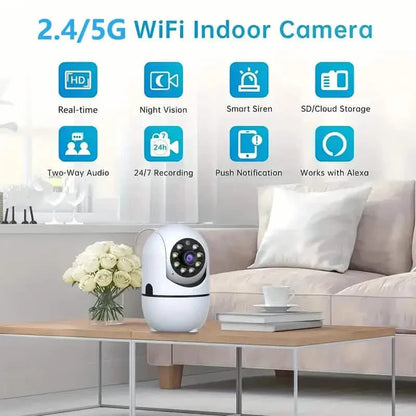 2-Pack: Wireless Security Cameras – 355° Rotation, Night Vision, Motion Detection, Two-Way Audio DailySale