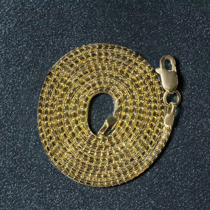 14k Yellow Gold Ice Chain 1.3mm Bids.com