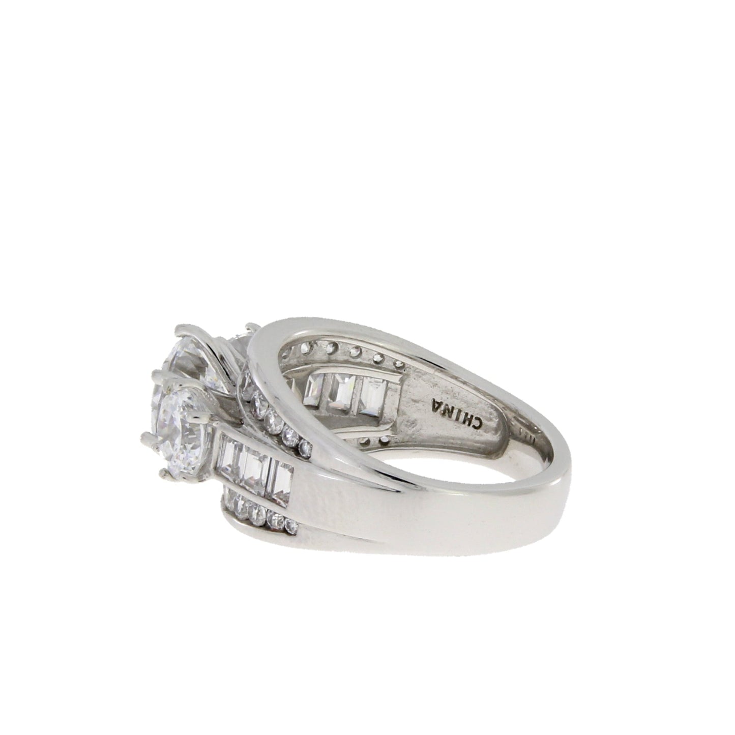 Genuine Cubic Zirconium CZ SS Bridal Sterling Silver Bids.com