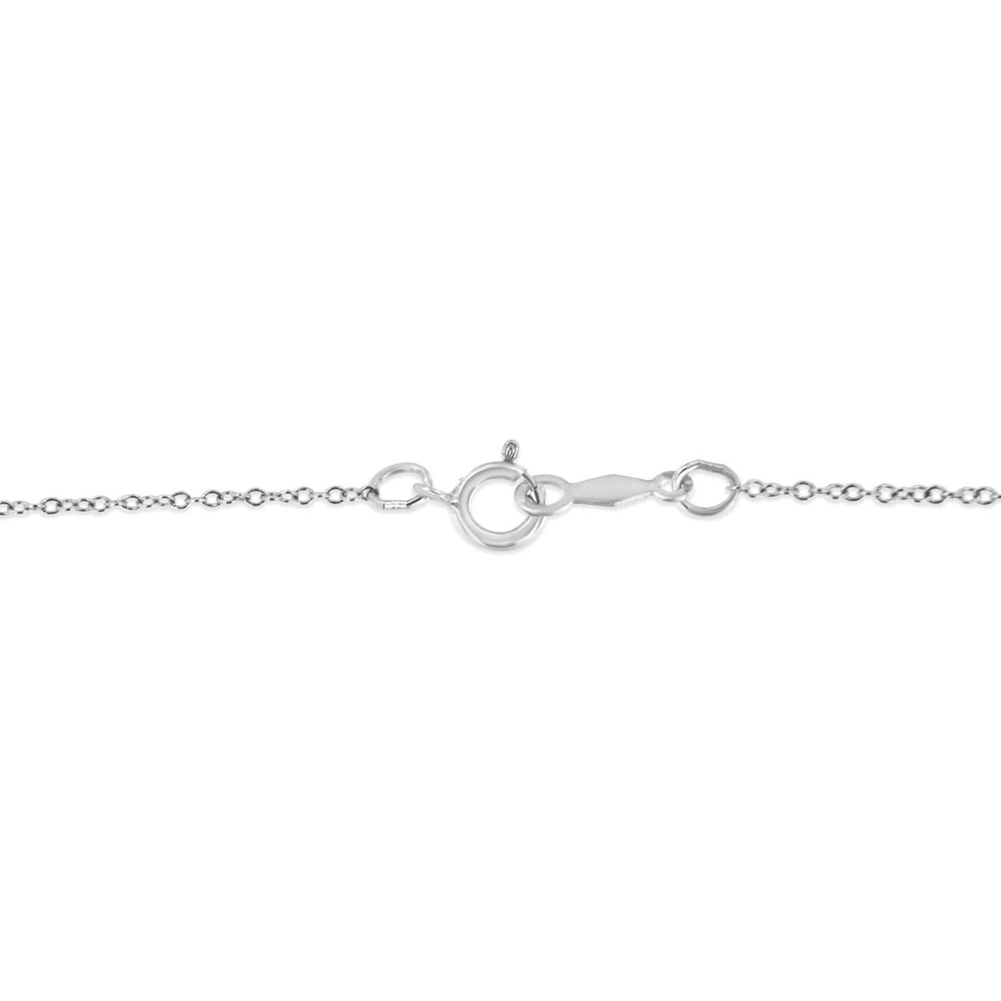 .925 Sterling Silver 6x6MM Cushion Shaped Natural Purple Amethyst and Diamond Accented Bale 18" Inch Pendant Necklace (I-J Color, I1-I2 Clarity) Bids.com