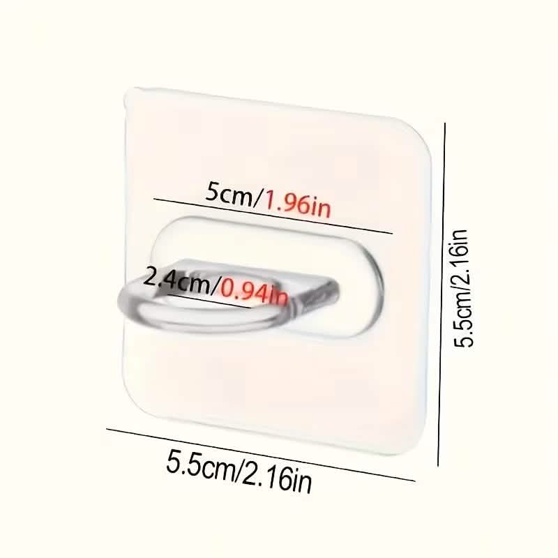 4-Pack Clear Adhesive Utility Hooks DailySale