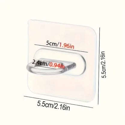 4-Pack Clear Adhesive Utility Hooks DailySale