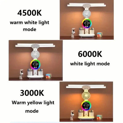 Smart Touch LED Desk Lamp – USB Powered, Dual Head, Dimmable, Color Changing DailySale