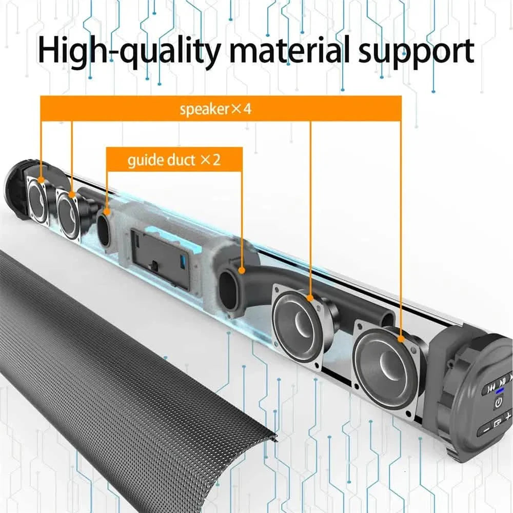 4D Surround Stereo Speakers – Wireless & USB, High-Fidelity Subwoofer, Party & Home Theater, Plug-and-Play DailySale
