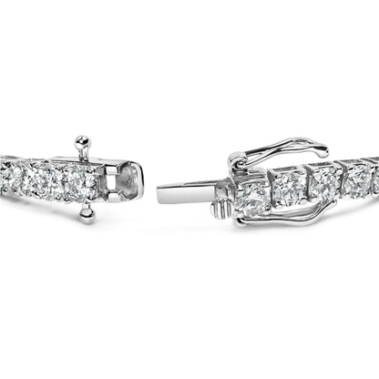 14K White Gold 5.00 Cttw Prong Set Lab Grown Round Diamond Classic Tennis Bracelet (F-G Color, VS2-SI1 Clarity) - 7.25" Bids.com