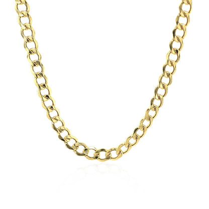 4.4mm 14k Yellow Gold Curb Chain Bids.com