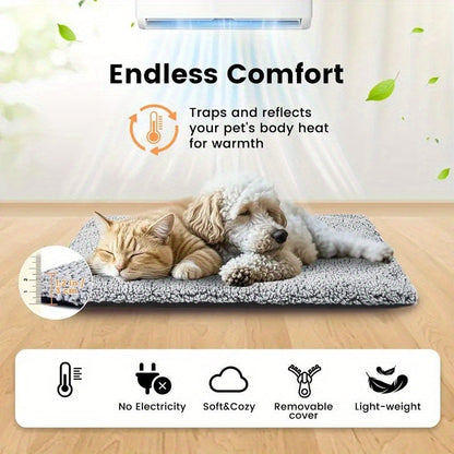 Winter Warming Pet Mattress – Non-Slip, Washable DailySale