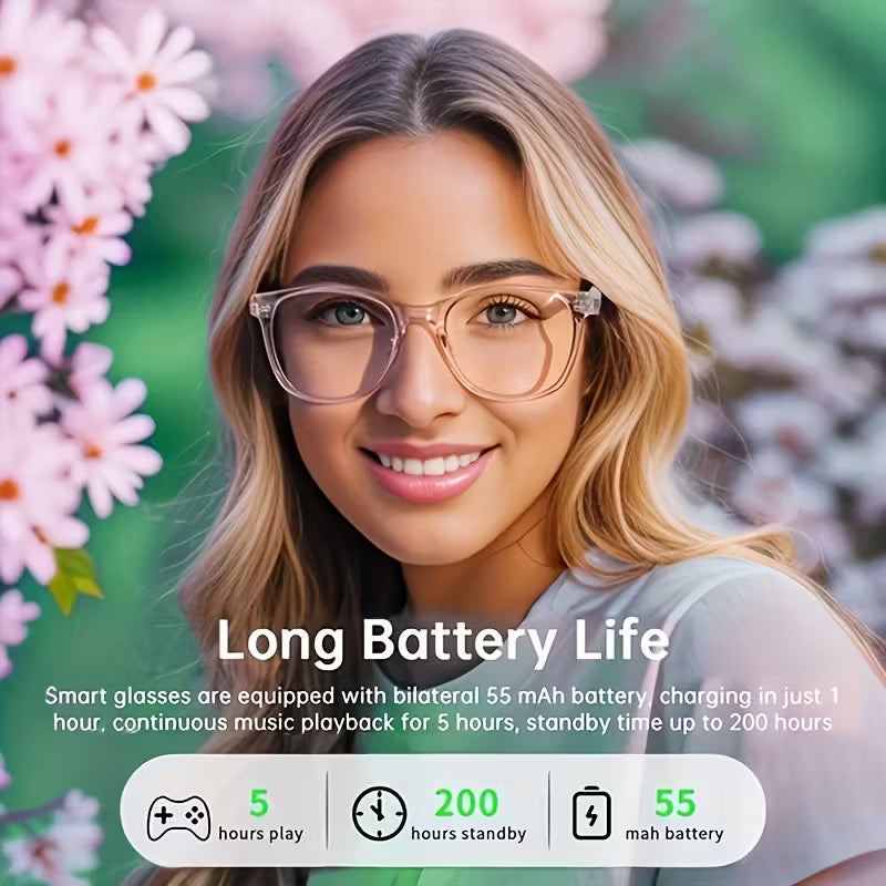 2025 Wireless Smart Glasses – Auto-Dimming, Touch Control, Hands-Free Audio DailySale