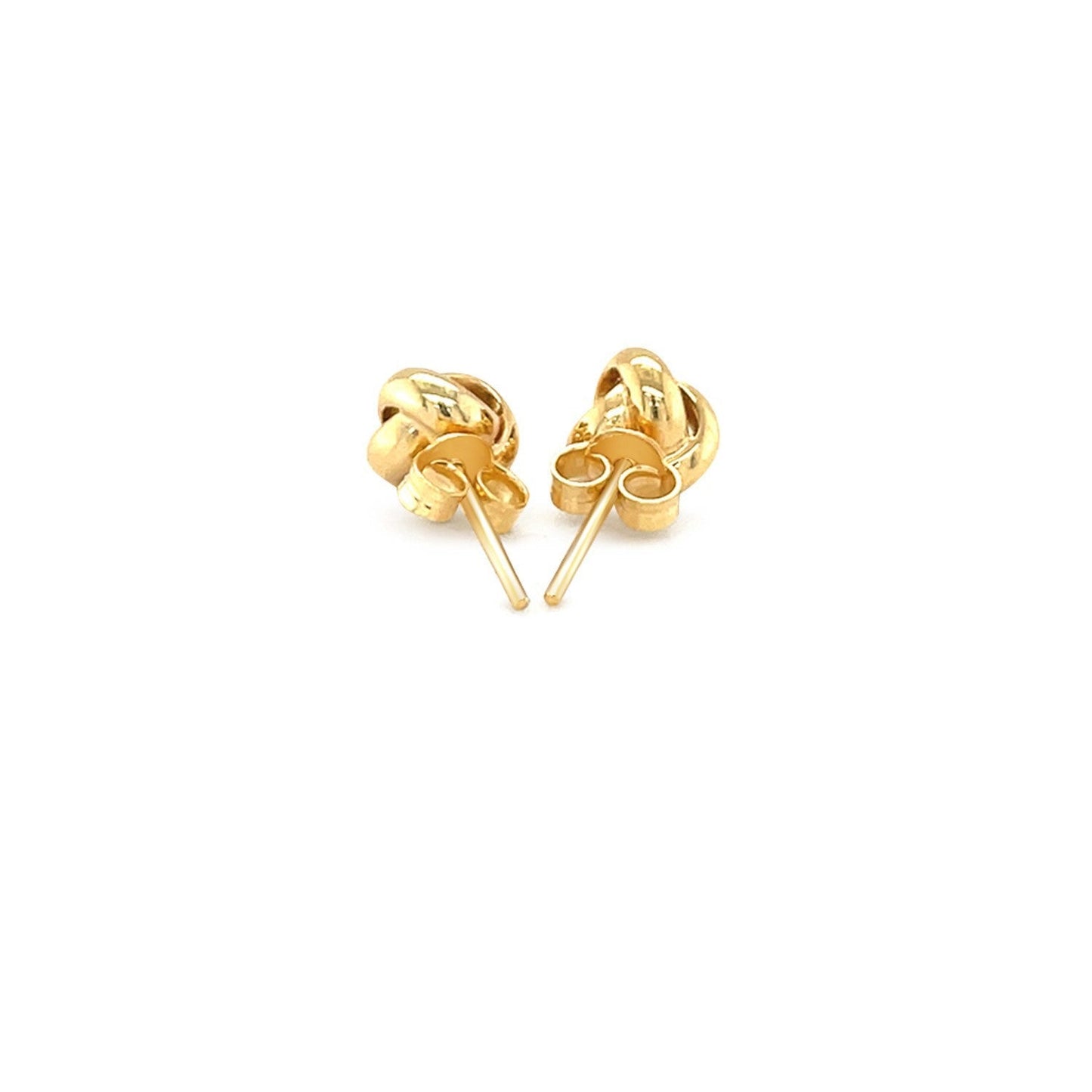 10k Yellow Gold Love Knot Stud Earrings Bids.com